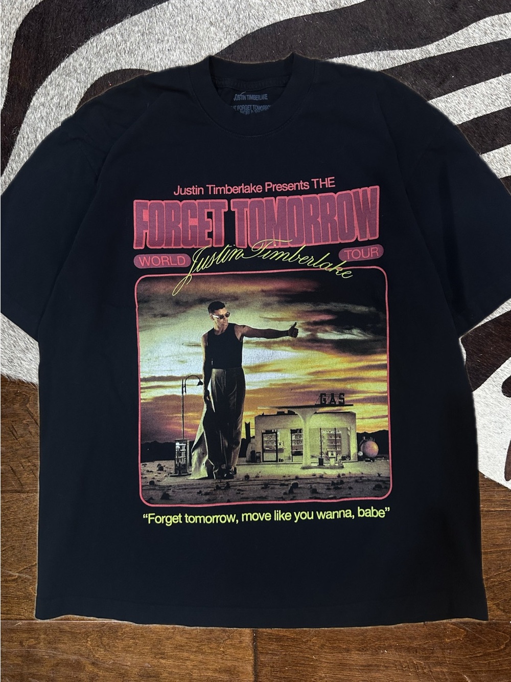 Justin Timberlake Forget Tomorrow World Tour Shirt